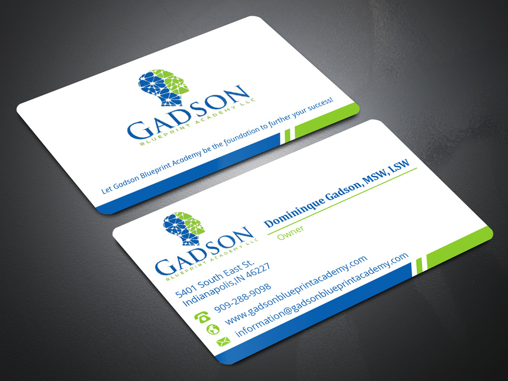 Gadson Blueprint Academy LLC. logo design by Gelotine