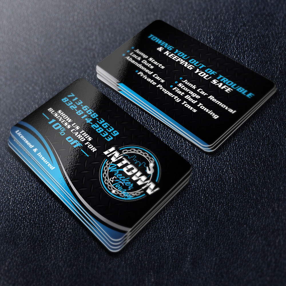 Intown Wrecker & Towing  logo design by scriotx