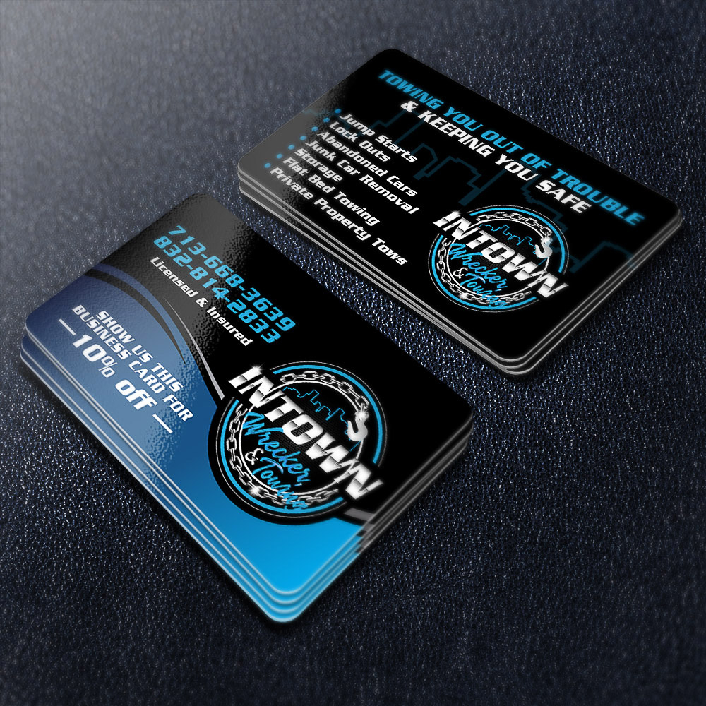 Intown Wrecker & Towing  logo design by scriotx