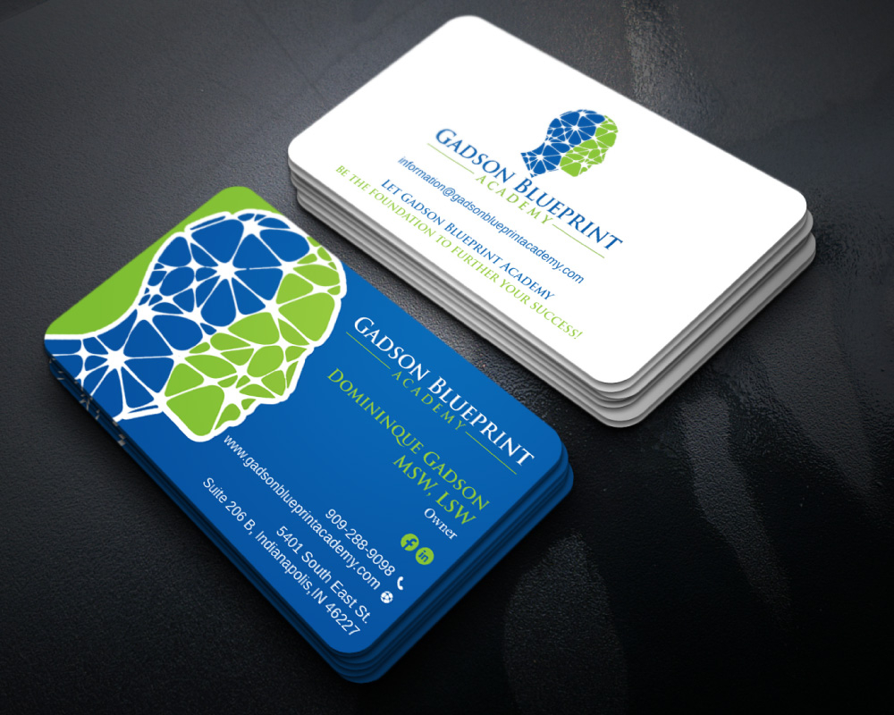 Gadson Blueprint Academy LLC. logo design by Boomstudioz