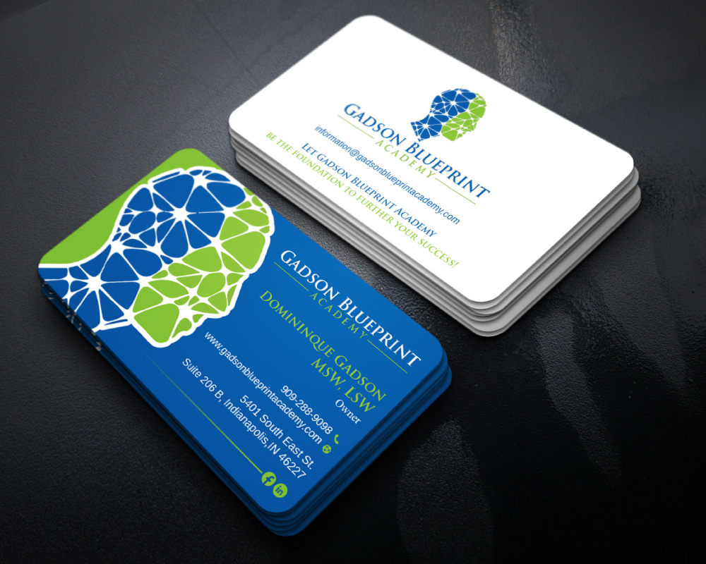 Gadson Blueprint Academy LLC. logo design by Boomstudioz