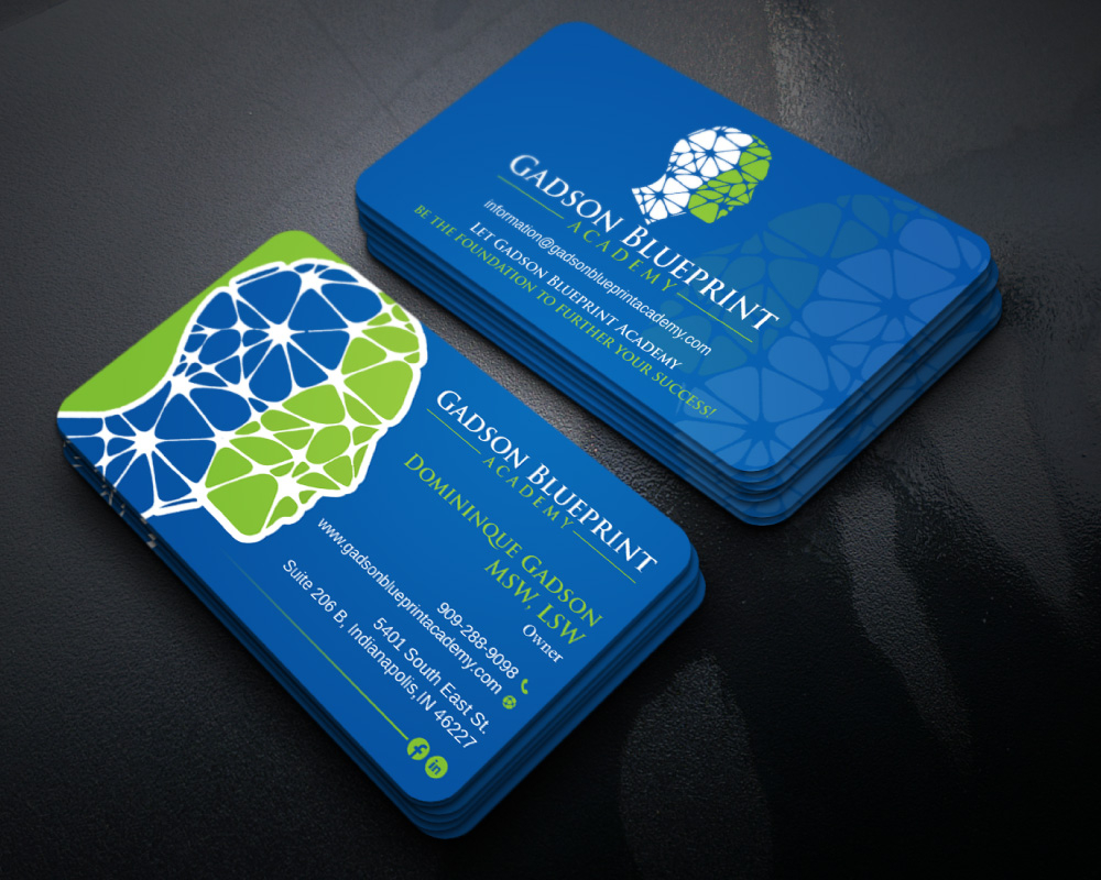 Gadson Blueprint Academy LLC. logo design by Boomstudioz