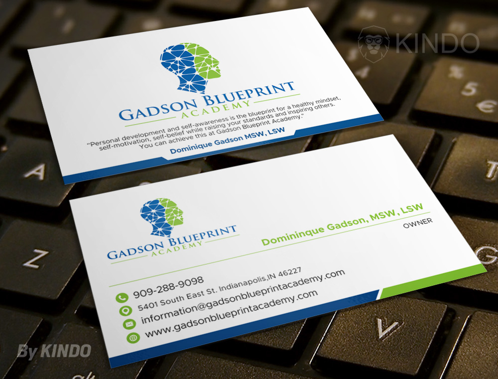 Gadson Blueprint Academy LLC. logo design by Kindo