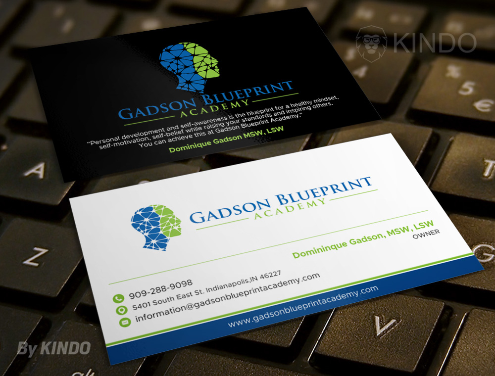 Gadson Blueprint Academy LLC. logo design by Kindo