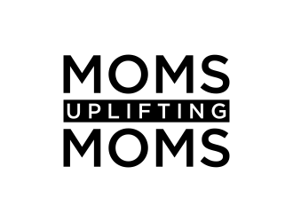 Moms Uplifting Moms logo design by p0peye