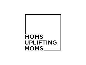 Moms Uplifting Moms logo design by puthreeone