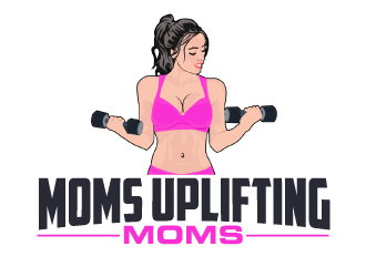 Moms Uplifting Moms logo design by ElonStark