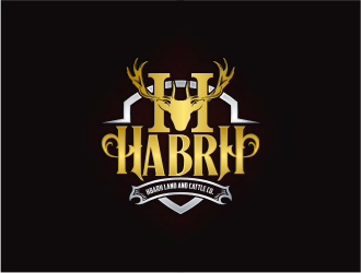 HbarH   Land and Cattle Co. logo design by achang