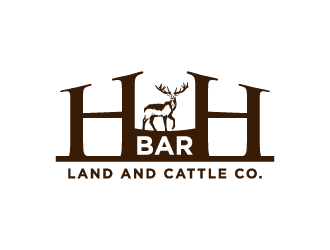 HbarH   Land and Cattle Co. logo design by torresace