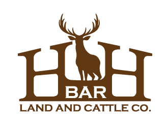 HbarH   Land and Cattle Co. logo design by jaize
