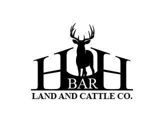 HbarH   Land and Cattle Co. logo design by MarkindDesign
