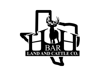 HbarH   Land and Cattle Co. logo design by MarkindDesign