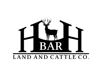HbarH   Land and Cattle Co. logo design by maseru