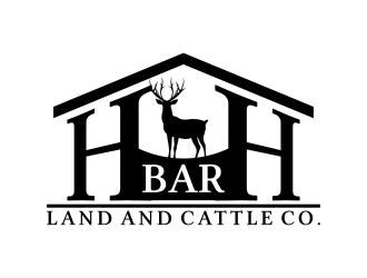 HbarH   Land and Cattle Co. logo design by maseru