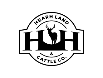 HbarH   Land and Cattle Co. logo design by ngattboy