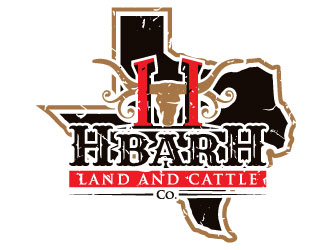 HbarH   Land and Cattle Co. logo design by iamjason