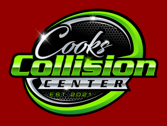 Cooks Collision Center logo design by giggi