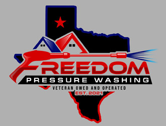 Freedom Pressure Washing logo design by DreamLogoDesign