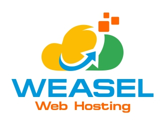 Weasel Web Hosting logo design by cikiyunn