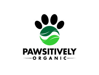 Pawsitively Organic logo design by usef44