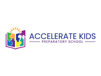Accelerate Kids Preparatory School logo design by TrIColor