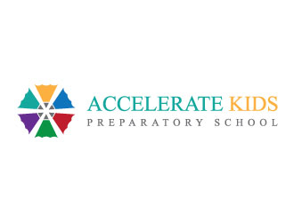 Accelerate Kids Preparatory School logo design by TrIColor