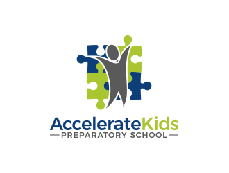 Accelerate Kids Preparatory School logo design by MarkindDesign