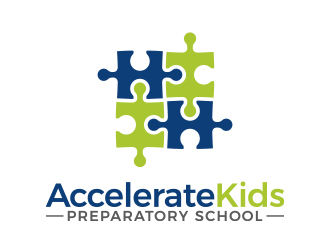 Accelerate Kids Preparatory School logo design by MarkindDesign