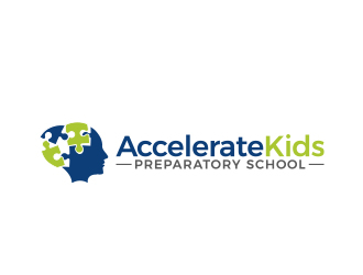Accelerate Kids Preparatory School logo design by MarkindDesign