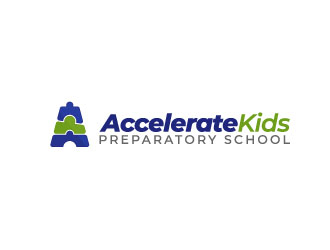 Accelerate Kids Preparatory School logo design by semuasayangeko2