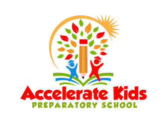 Accelerate Kids Preparatory School logo design by ElonStark