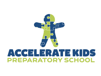 Accelerate Kids Preparatory School logo design by ElonStark