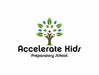 Accelerate Kids Preparatory School logo design by mukleyRx