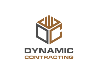 Dynamic Contracting logo design by hashirama