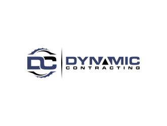 Dynamic Contracting logo design by BlessedArt