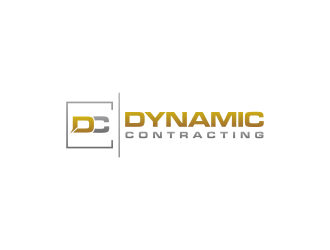 Dynamic Contracting logo design by luckyprasetyo