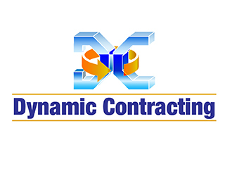 Dynamic Contracting logo design by Godvibes
