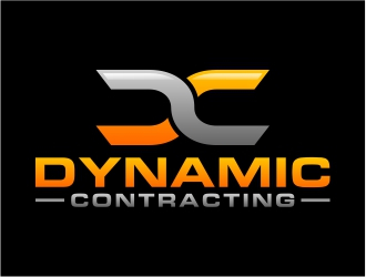 Dynamic Contracting logo design by barley