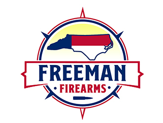 Freeman Firearms logo design by PrimalGraphics