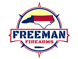 Freeman Firearms logo design by PrimalGraphics
