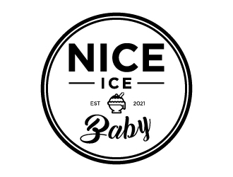 Nice Ice Baby logo design by Mirza