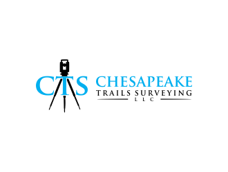 Chesapeake Trails Surveying LLC logo design by oke2angconcept