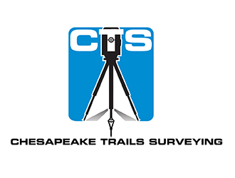 Chesapeake Trails Surveying LLC logo design by Godvibes