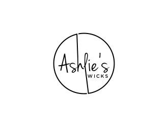 Ashlie’s Wicks logo design by oke2angconcept