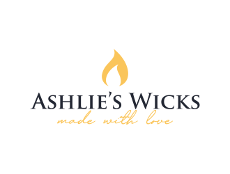 Ashlie’s Wicks logo design by GassPoll