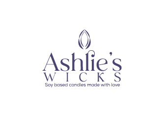 Ashlie’s Wicks logo design by fawadyk