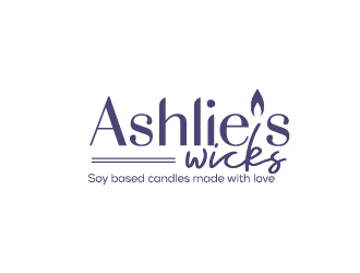 Ashlie’s Wicks logo design by fawadyk