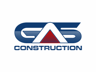 GAS Construction, LLC logo design by Mahrein