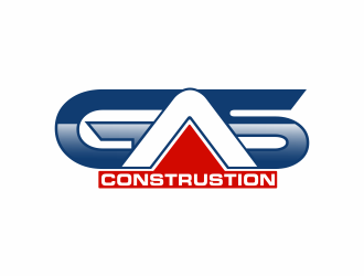 GAS Construction, LLC logo design by Mahrein