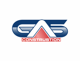GAS Construction, LLC logo design by Mahrein